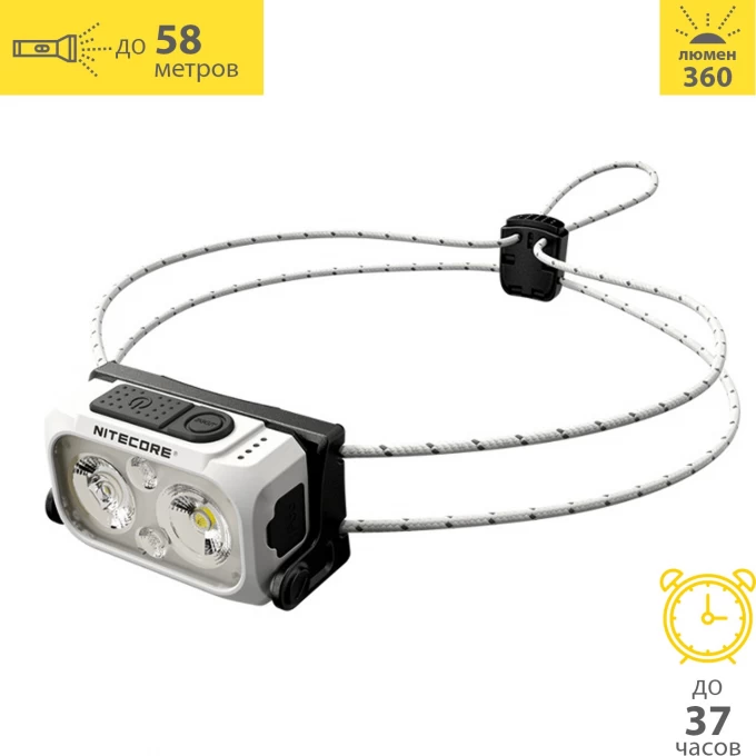 Налобный фонарь NITECORE NU21 Arctic White 0227 Налобный фонарь NITECORE NU21 Arctic White 0227